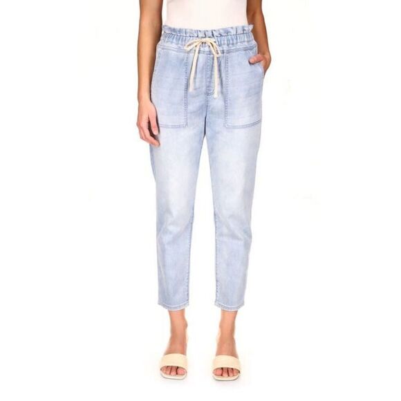 Sanctuary Touring Stretch Twill Pants Women's Clothing Quartz Wash : SM (US 4-6) - Picture 1 of 3